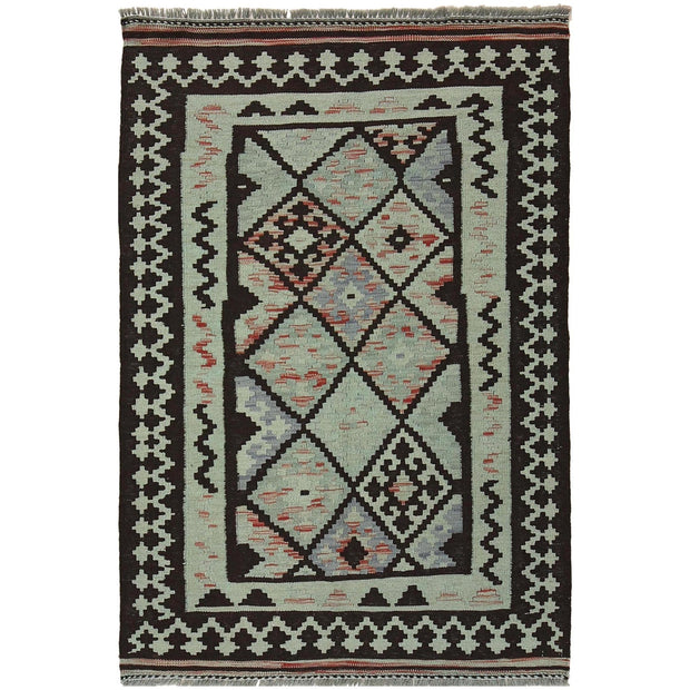 Hand Knotted Overdyed Kilim 3' 3" x 4' 10" - No. AL66902