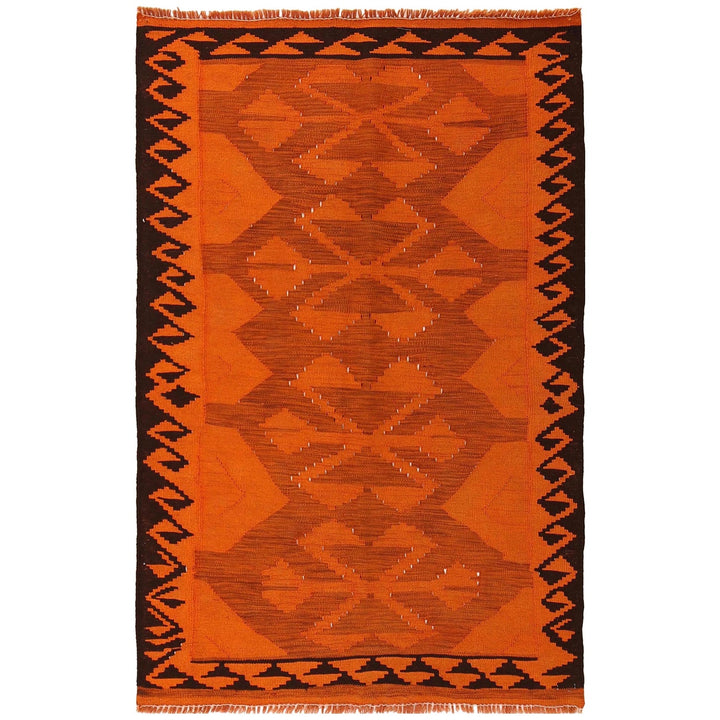 Handmade Overdyed Kilim 3' 4" x 5' 1" - No. AL41970