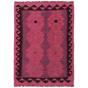 Handmade Overdye Kilim 3' 5" x 4' 8" - No. AL30582