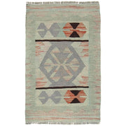 Overdyed Chobi Kilim 1' 11" x 2' 11" - No. AL21636