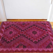 Purple Color Overdyed Kelim 1' 10" x 2' 9" - No. AL34324
