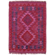Purple Color Overdyed Kelim 2' 0" x 2' 9" - No. AL36979