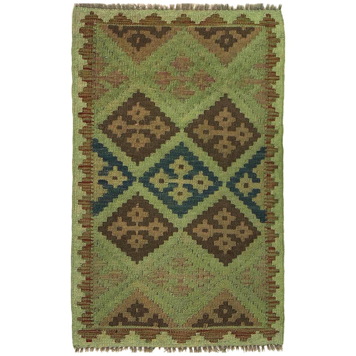 Overdyed Chobi Kilim 1' 11" x 3' 1" - No. AL95899