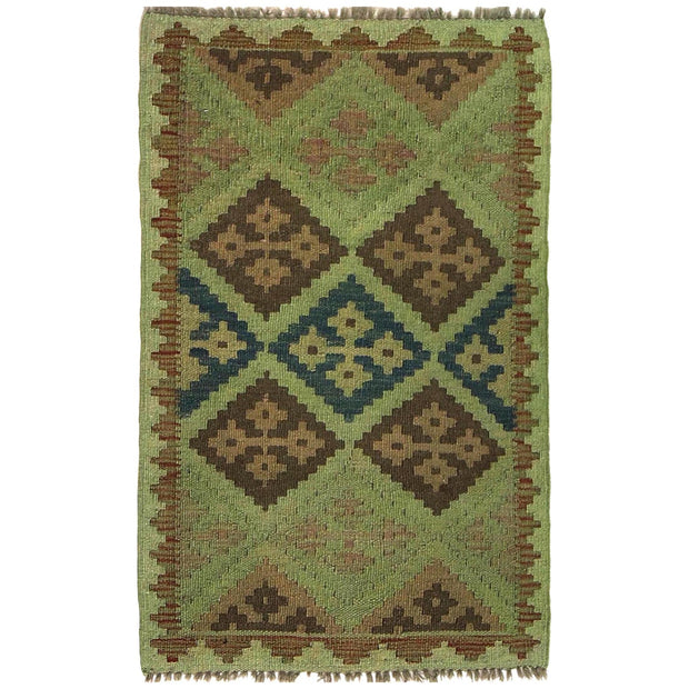 Overdyed Chobi Kilim 1' 11" x 3' 1" - No. AL95899