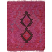Handmade Overdyed Kilim 2' 0" x 2' 7" - No. AL56839