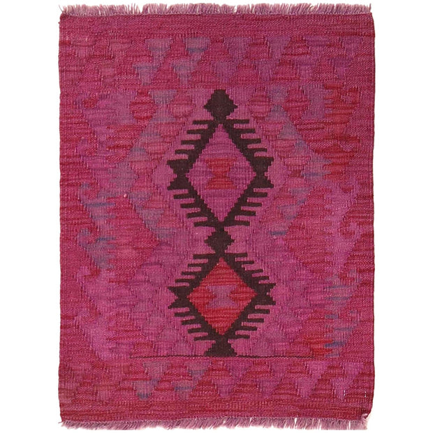 Handmade Overdyed Kilim 2' 0" x 2' 7" - No. AL56839