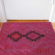 Handmade Overdyed Kilim 2' 0" x 2' 7" - No. AL56839