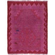 Handmade Overdyed Kilim 2' 2" x 2' 10" - No. AL66215