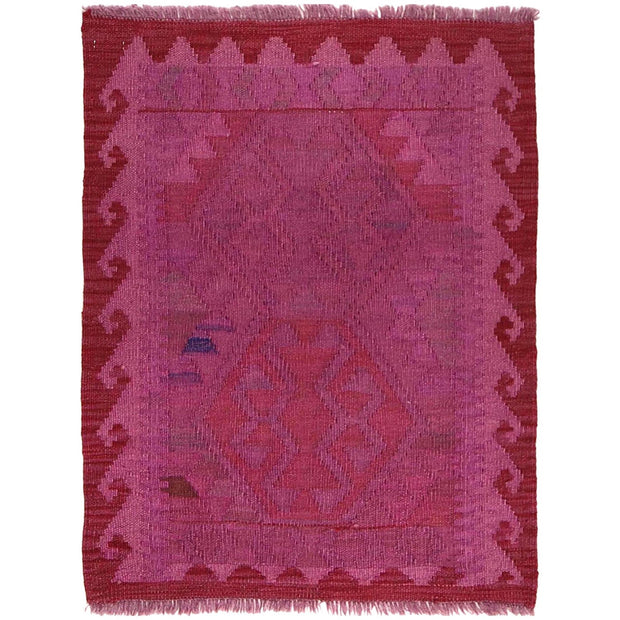 Handmade Overdyed Kilim 2' 2" x 2' 10" - No. AL66215