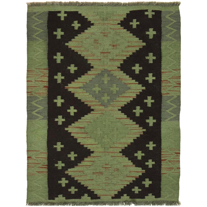 Handmade Overdye Kilim 2' 9" x 3' 10" - No. AL40974