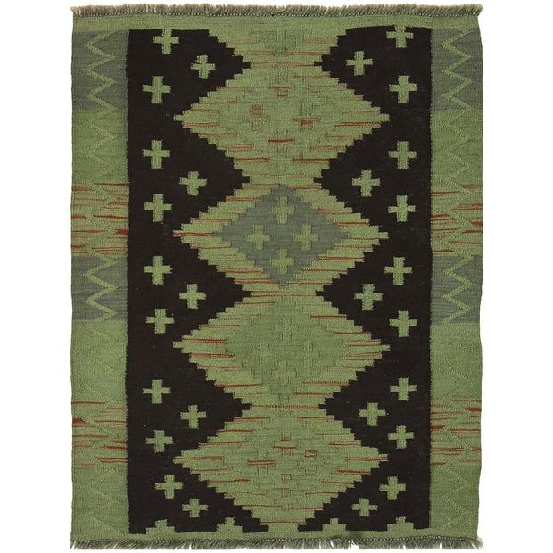 Handmade Overdye Kilim 2' 9" x 3' 10" - No. AL40974