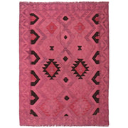 Overdyed Chobi Kilim 4' 1" x 5' 7" - No. AL12539