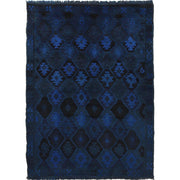 Blue Overdyed Area Rug 2' 9" x 4' 2" - No. AL74427