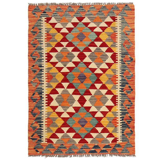Hand Knotted Flatweave Kilim 2' 11" x 4' 2" - No. AL81872