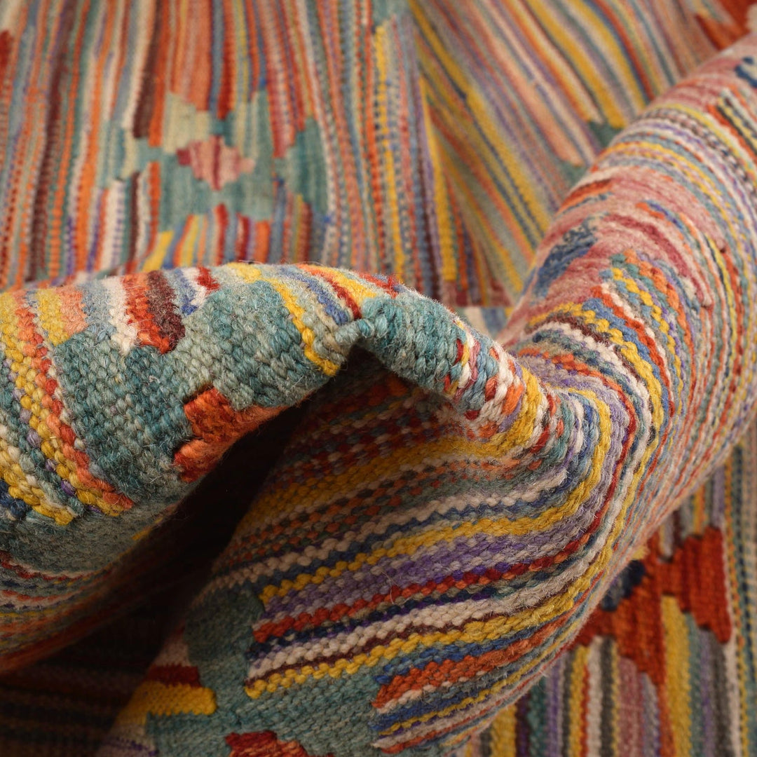 Hand Knotted Flatweave Kilim 3' 3" x 4' 9" - No. AL52307