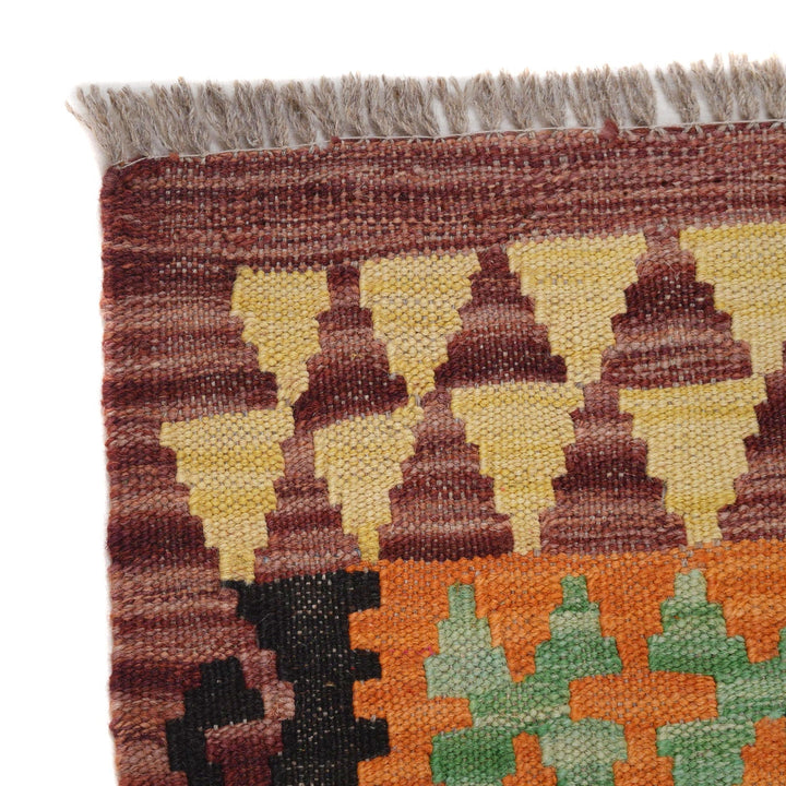 Handmade Vegetable Kelim 2' 10" x 5' 2" - No. AL23402