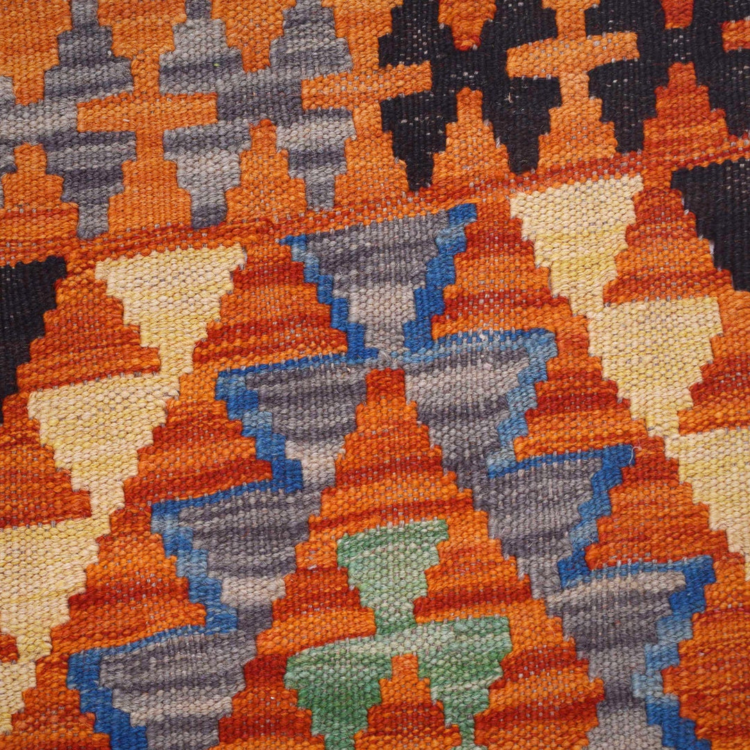 Handmade Vegetable Kelim 2' 10" x 5' 2" - No. AL23402