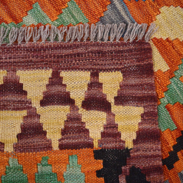 Handmade Vegetable Kelim 2' 10" x 5' 2" - No. AL23402