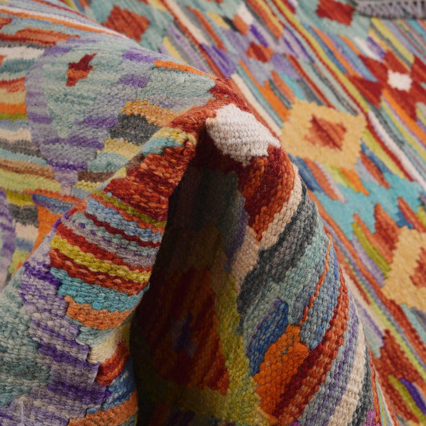 Handmade Turkish Design Wool Kilim 3' 3" x 5' 1" - No. AL82986