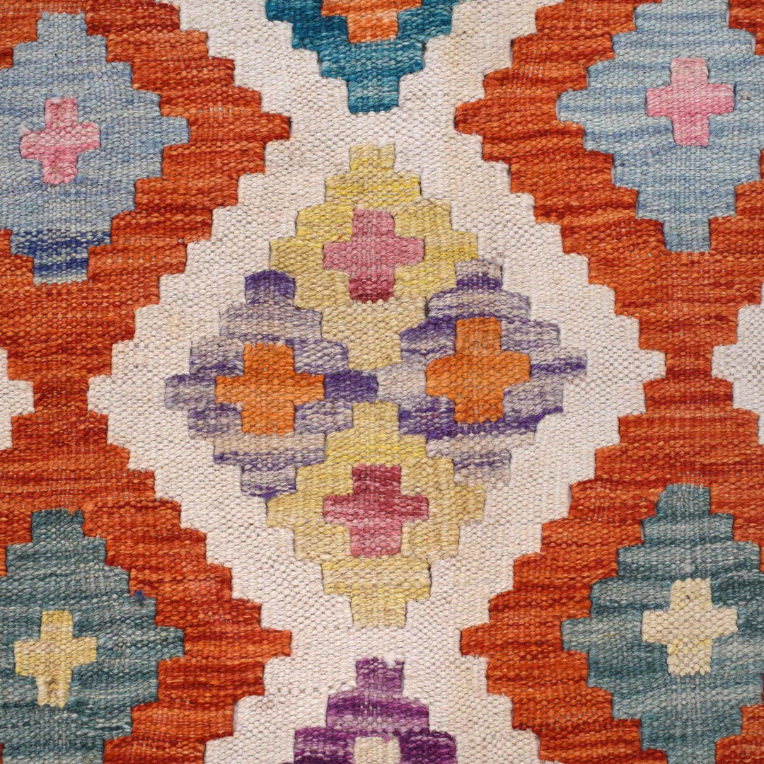 Handmade Vegetable Kilim 5' 11" x 8' 0" - No. AL43186