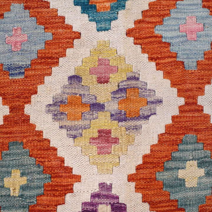 Handmade Vegetable Kilim 5' 11" x 8' 0" - No. AL43186