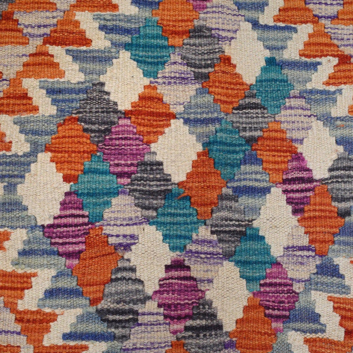 Handmade Vegetable Kilim 4' 0" x 6' 1" - No. AL45956