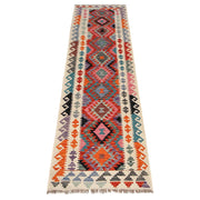 Handmade Vegetable Kilim Runner 2' 6" x 9' 7" - No. AL72179