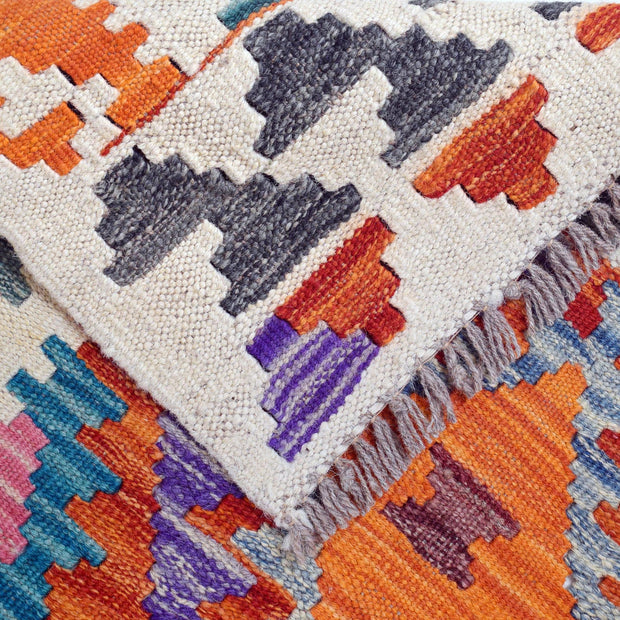 Handmade Vegetable Kilim Runner 2' 6" x 9' 7" - No. AL72179