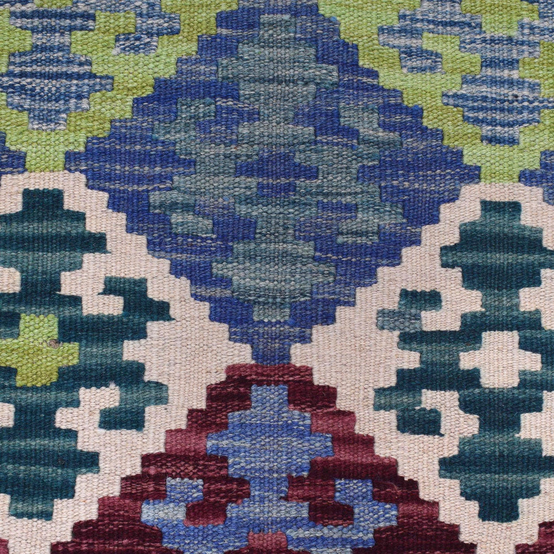 Handmade Vegetable Kelim Runner 2' 9" x 9' 8" - No. AL51805