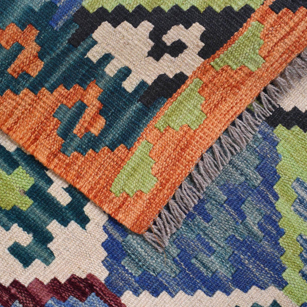 Handmade Vegetable Kelim Runner 2' 9" x 9' 8" - No. AL51805