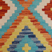 Hand Woven Wool Kelim Runner 2' 9" x 9' 8" - No. AL98081