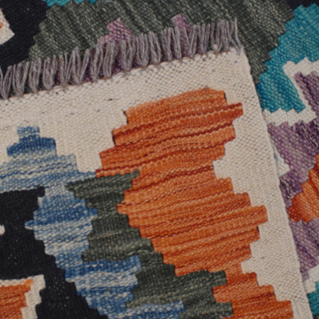 Long Chobi Kilim Runner 2' 7" x 9' 9" - No. AL72489