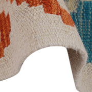 Colorful Flat-Weave Wool Kilim Runner 2' 6" x 8' 0" - No. AL18611