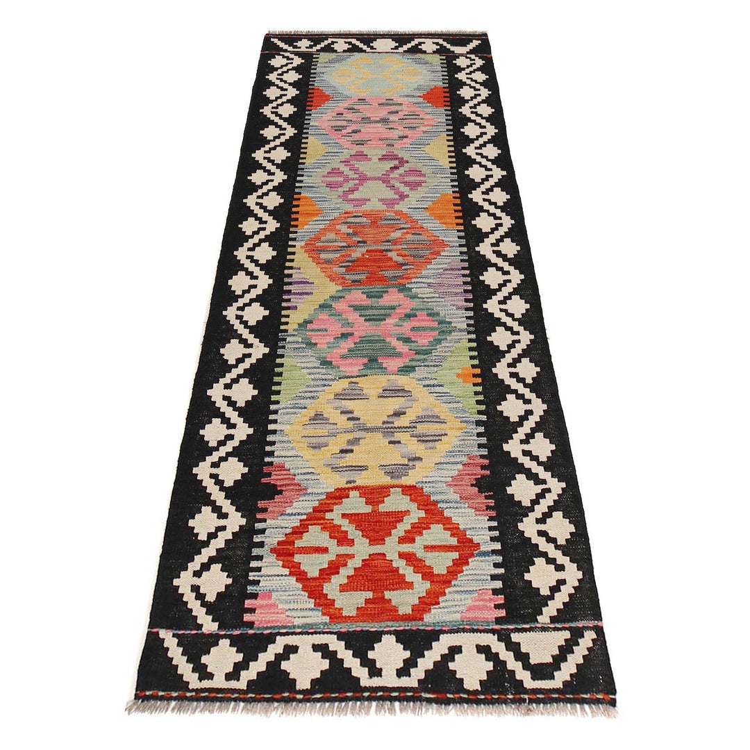 Handmade Vegetable Kilim Runner 2' 5" x 7' 9" - No. AL60828