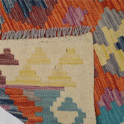 Handmade Turkish Design Wool Kilim Runner 2' 10" x 8' 1" - No. AL93924