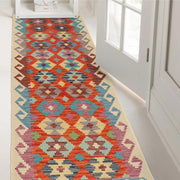 Handmade Turkish Design Wool Kilim Runner 2' 10" x 8' 1" - No. AL93924