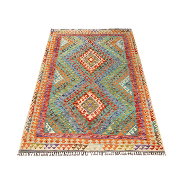 Handmade Turkish Design Wool Kilim 6' 7" x 10' 1" - No. AL21363
