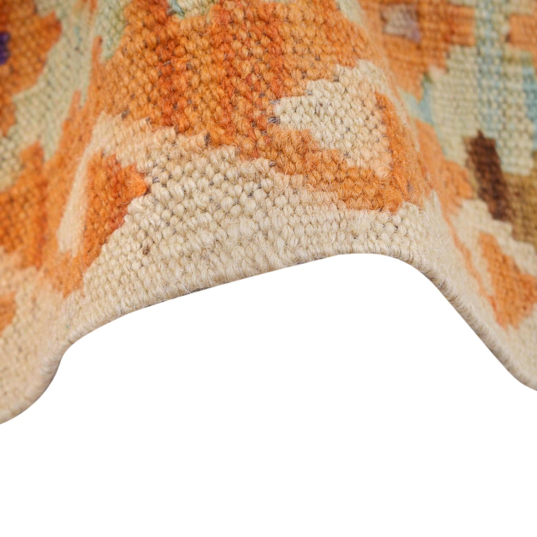 Handmade Turkish Design Wool Kilim 6' 7" x 10' 1" - No. AL21363