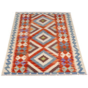 Handmade Vegetable Kelim 2' 11" x 3' 10" - No. AL39685