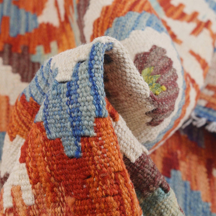 Handmade Vegetable Kelim 2' 11" x 3' 10" - No. AL39685