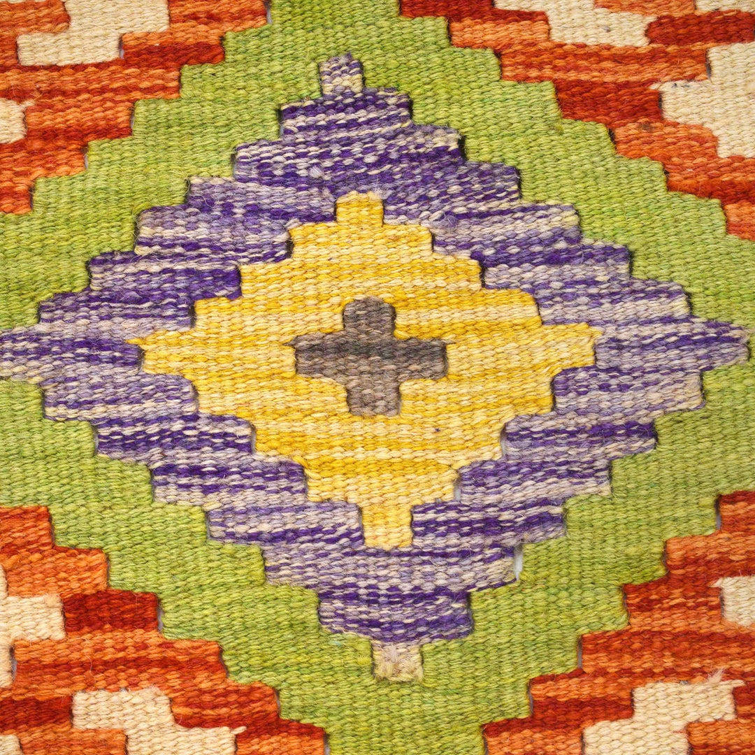 Handmade Vegetable Kilim 3' 0" x 4' 0" - No. AL42580