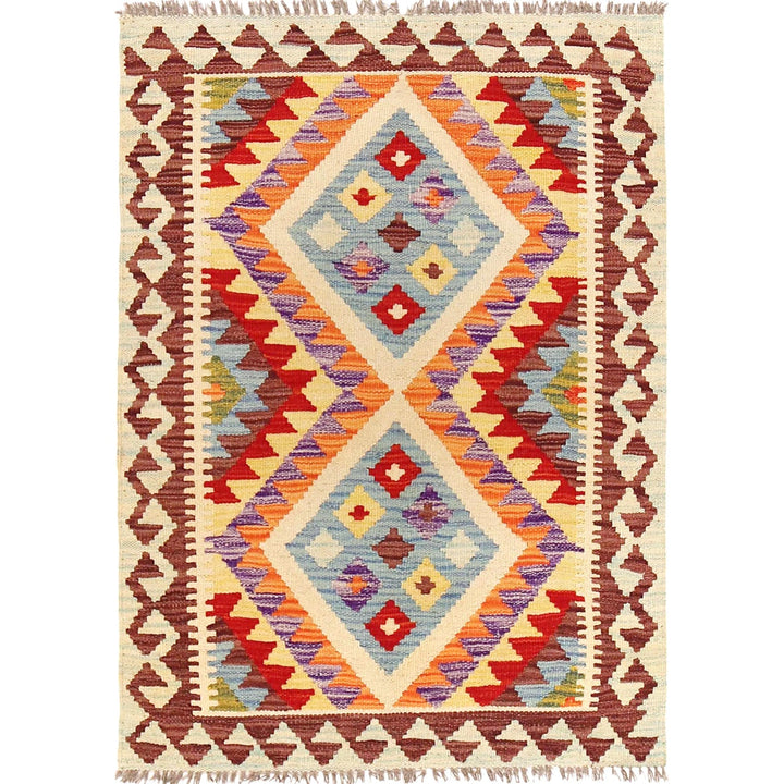 Small Size Chobi Kilim 2' 7" x 3' 8" - No. AL71078