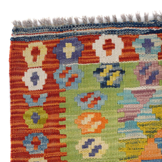 Hand Knotted Flatweave Kilim 2' 9" x 4' 0" - No. AL12010