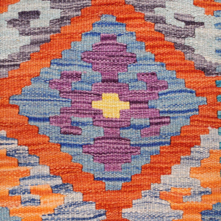 Hand Knotted Flatweave Kilim Runner 2' 11" x 9' 10" - No. AL93469