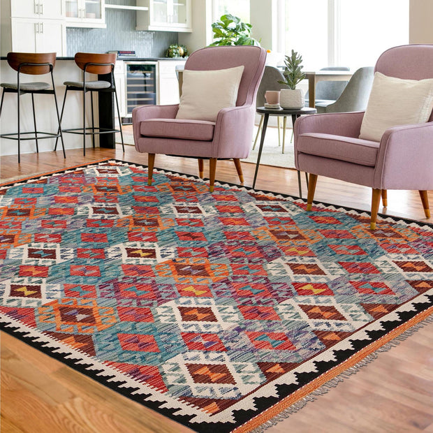 Medium Size Chobi Kilim 5' 0" x 6' 10" - No. AL44141