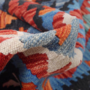 Handmade Afghan Vegetable Kilim Runner 2' 5" x 9' 10" - No. AL45094