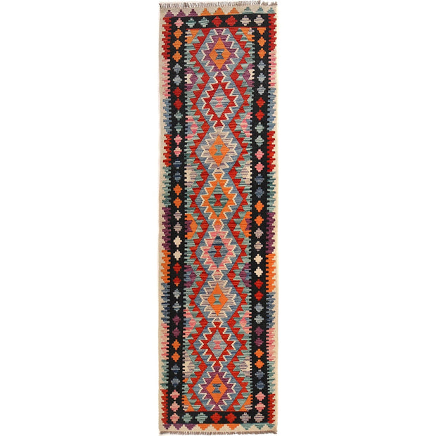 Handmade Vegetable Kelim Runner 2' 6" x 9' 8" - No. AL58062