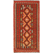 Hand Knotted Flatweave Kilim Runner 2' 11" x 6' 4" - No. AL12445