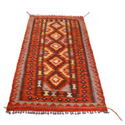 Hand Knotted Flatweave Kilim Runner 2' 11" x 6' 4" - No. AL12445
