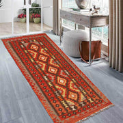Hand Knotted Flatweave Kilim Runner 2' 11" x 6' 4" - No. AL12445
